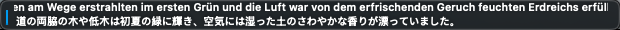 Sideband multilingual caption with German, Japanese, and Chinese text